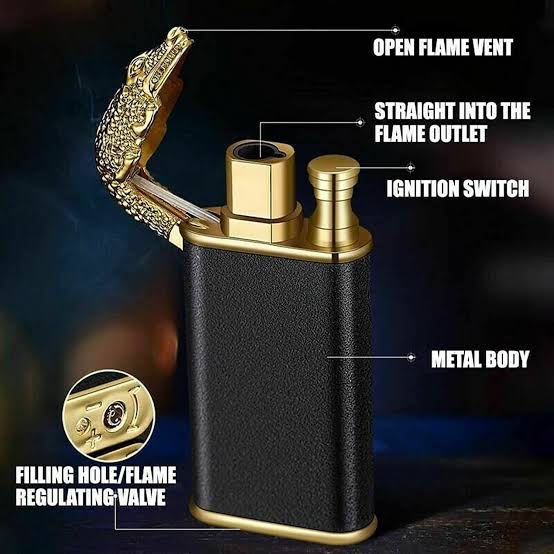 Crocodile Creative Double-Fire Lighter
